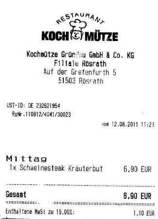 gbdn Höffner Kochmütze Restaurant